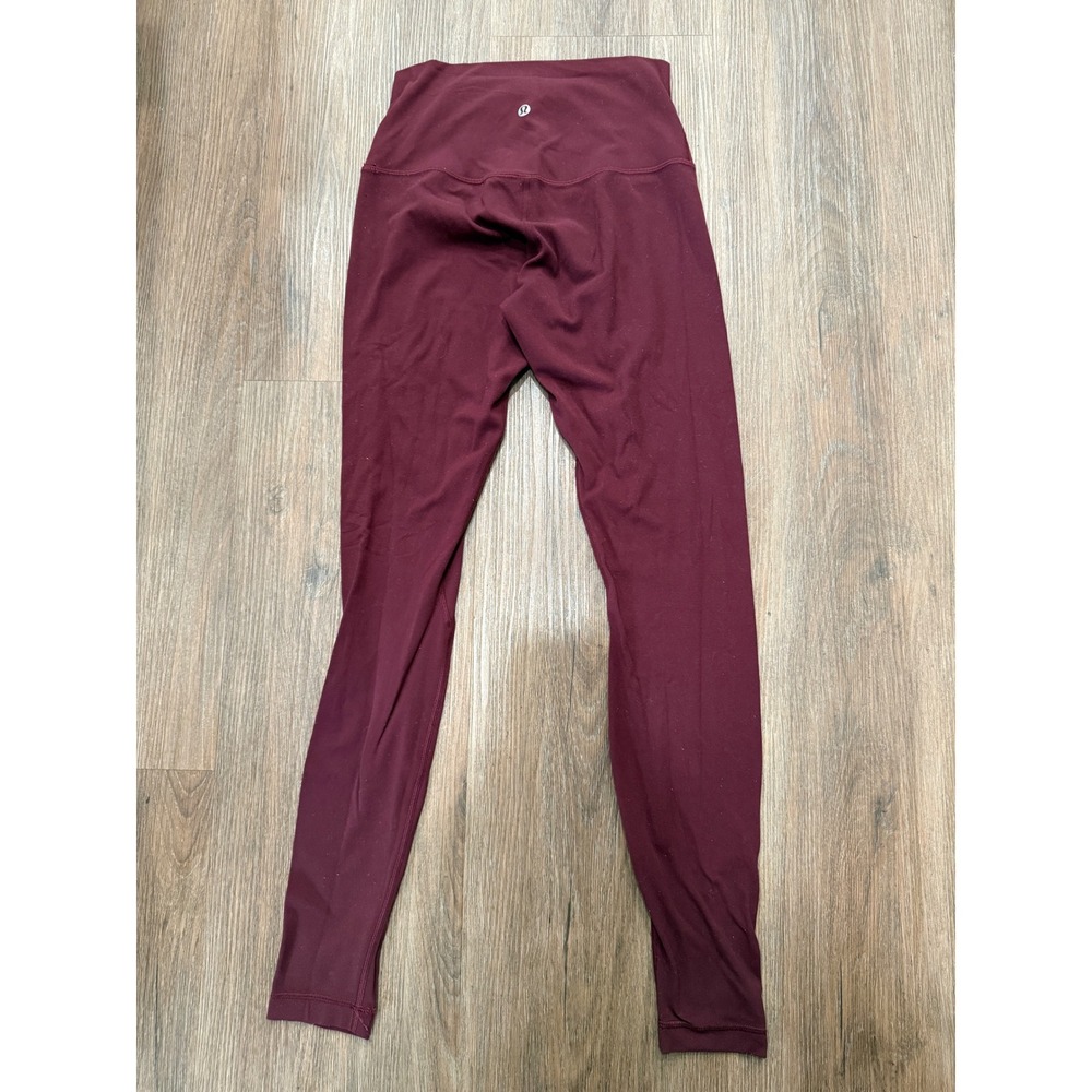 Lululemon Align High-Rise Pant 28‎ Burgundy Nulu Yoga Leggings W5BOBS Size 6